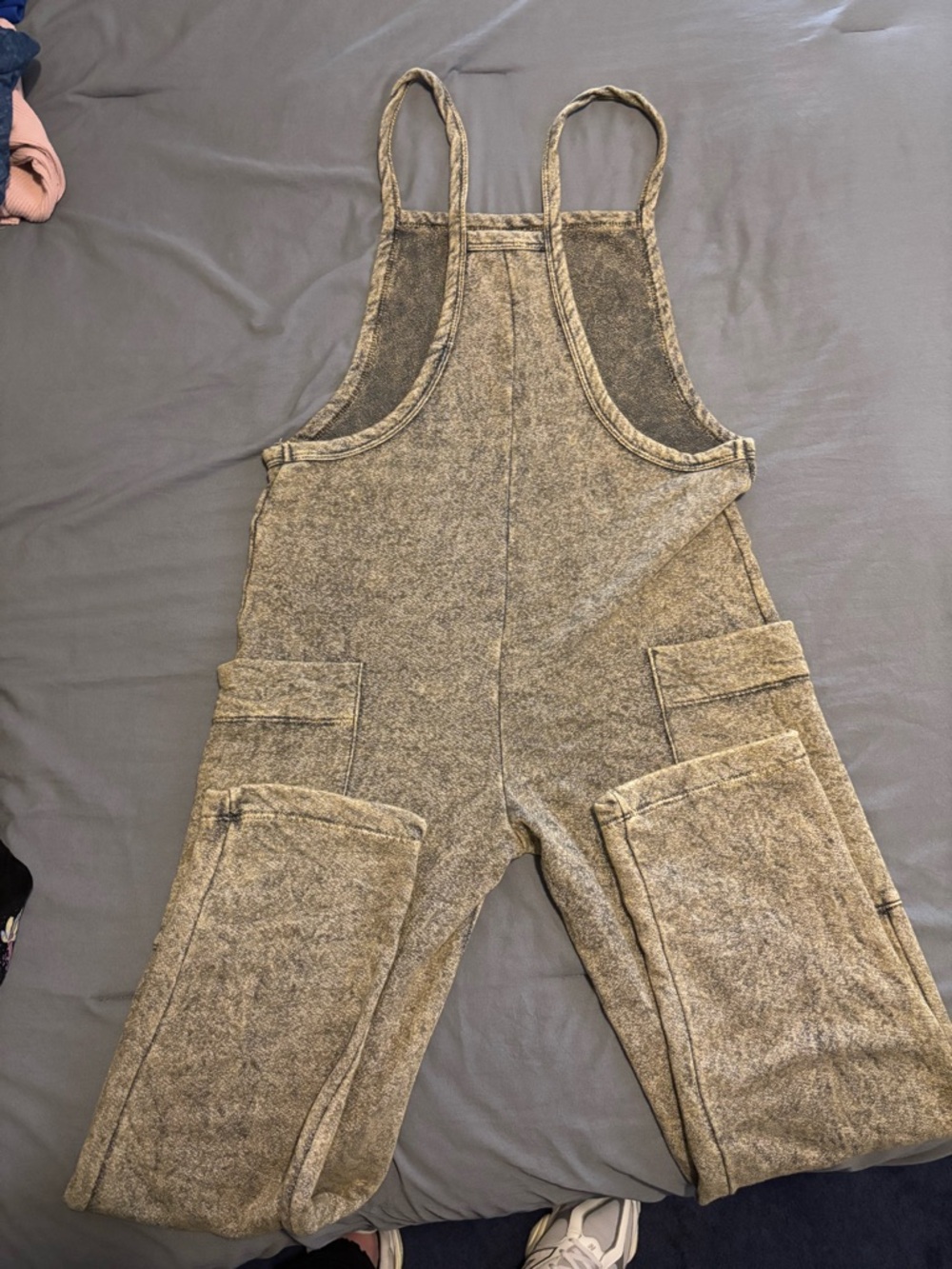 FP Movement by Free People Tan Heathered Overalls Jumpsuit - Picture 15 of 16